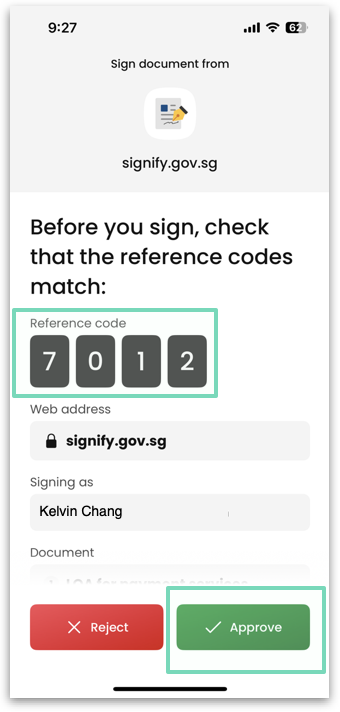 Signer Sing Pass Accept