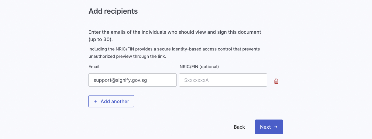 Email Nric
