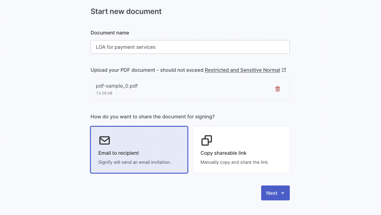 Email Recipients