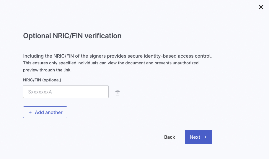 Admin Linkmode Nric