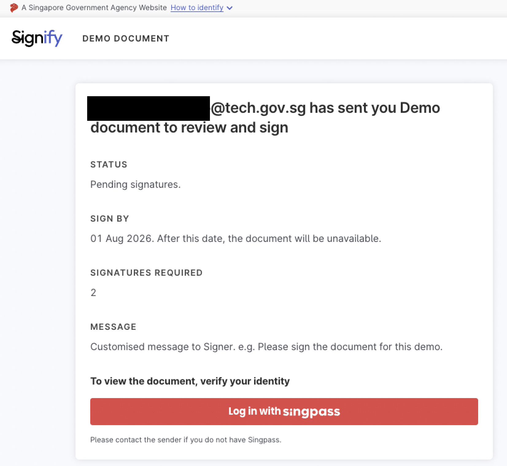 Signer Login