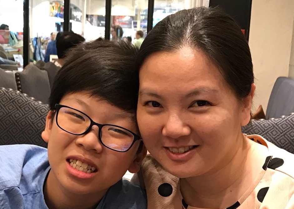 Ms Grace Tham and Timothy