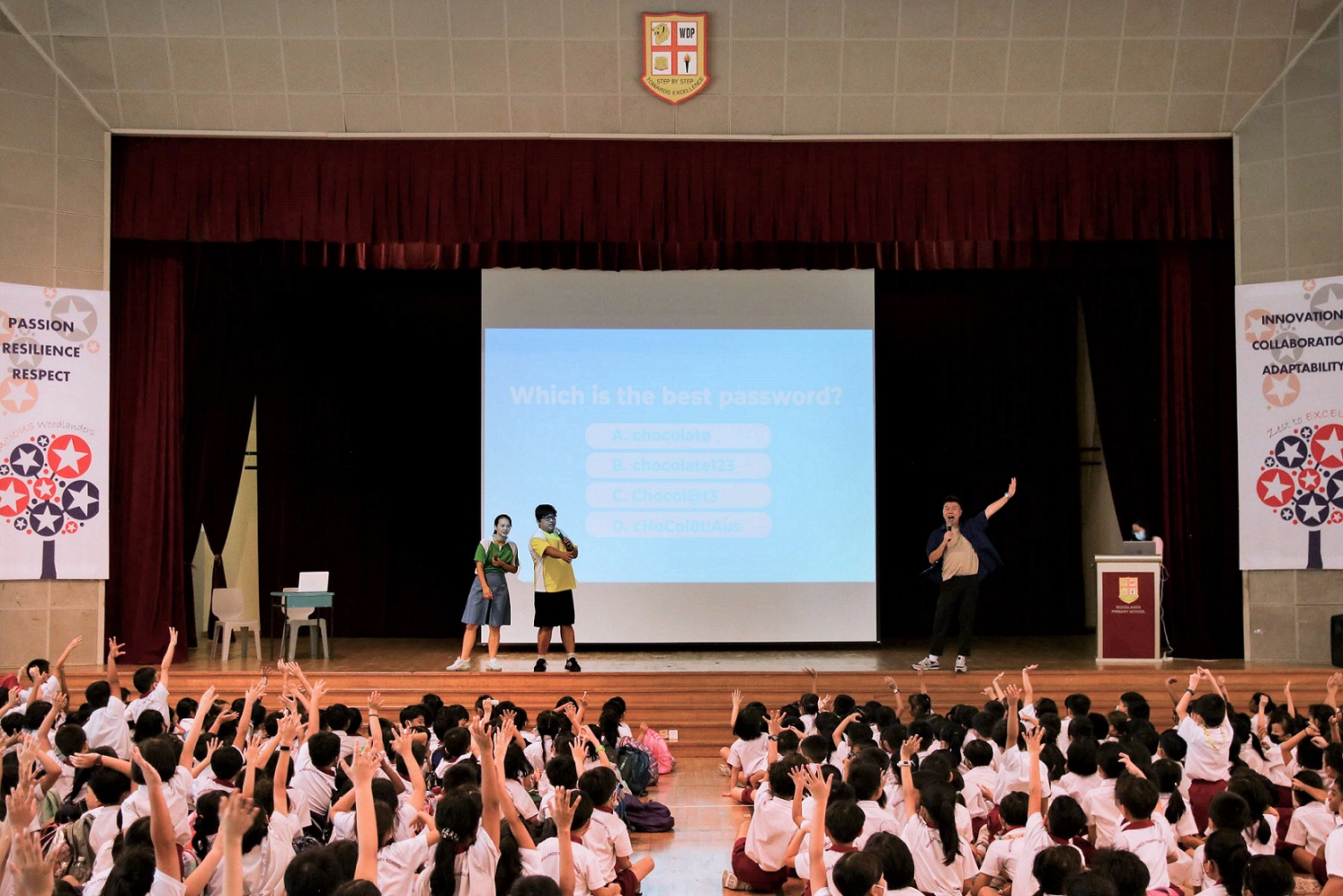 CSA skit at Woodlands Primary School