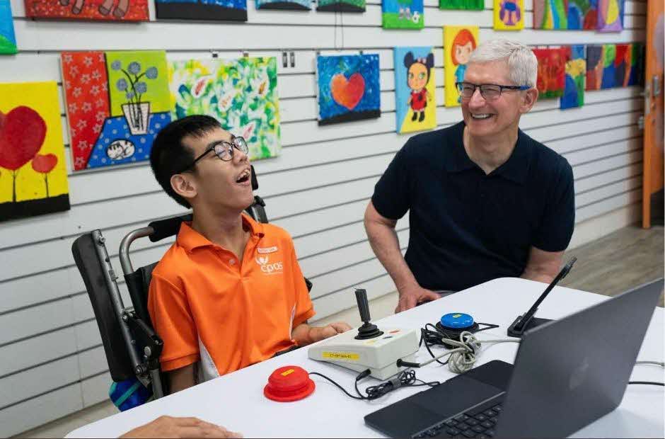 Life After School Aloysius Hosting Mr Tim Cook Ceo of Apple During His Visit to Cpass in 2024