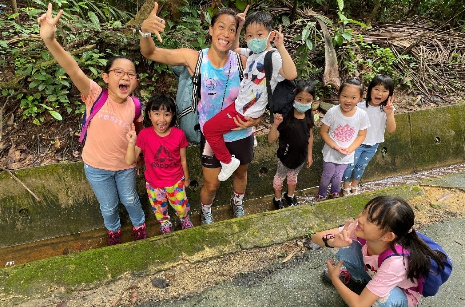 They’ve fallen many times, and it’s good for them, says Olympian mum of four_4