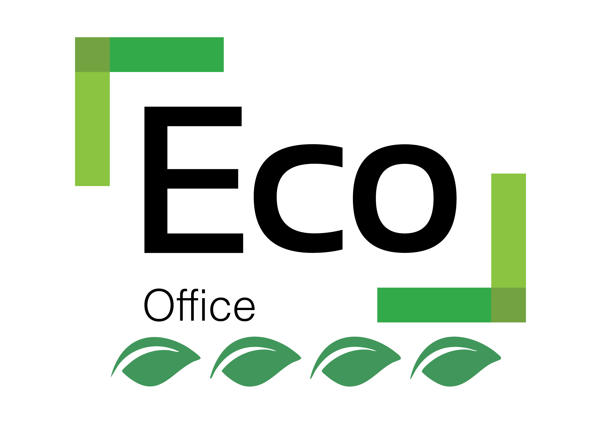 Eco Office Logo 4 Leaf