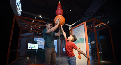Energy Exhibition - Conservation of Linear Momentum