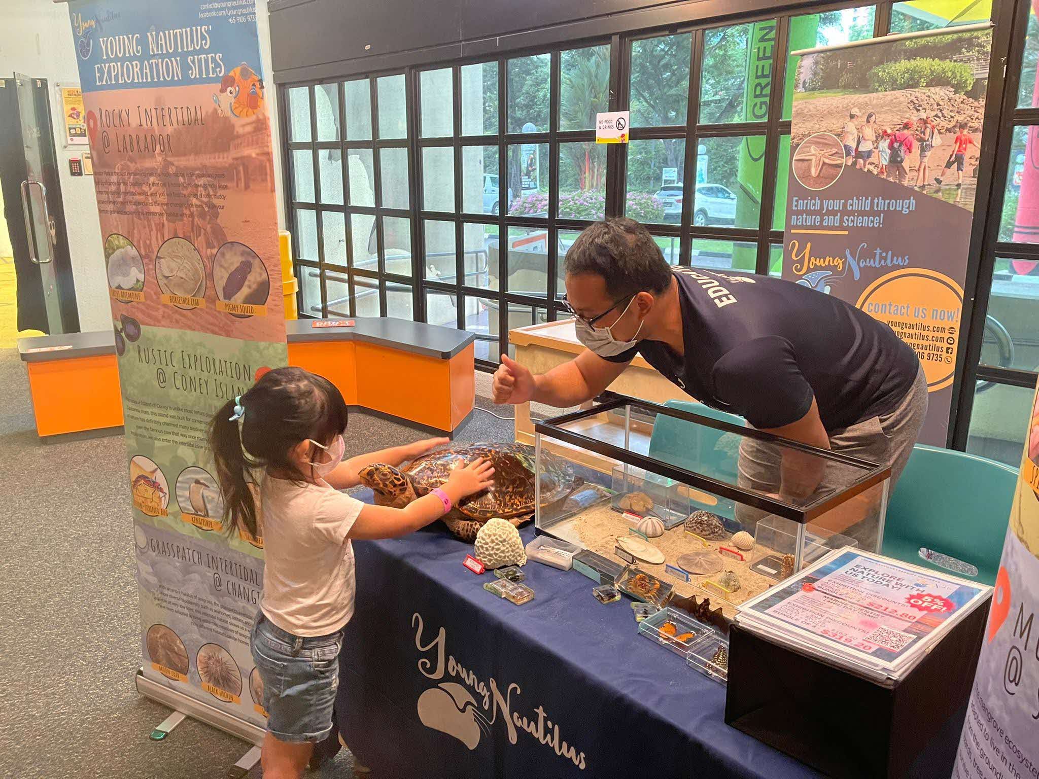 Girl Looking at Marine Artefacts at Kids Stop Science Fest Junior 2026