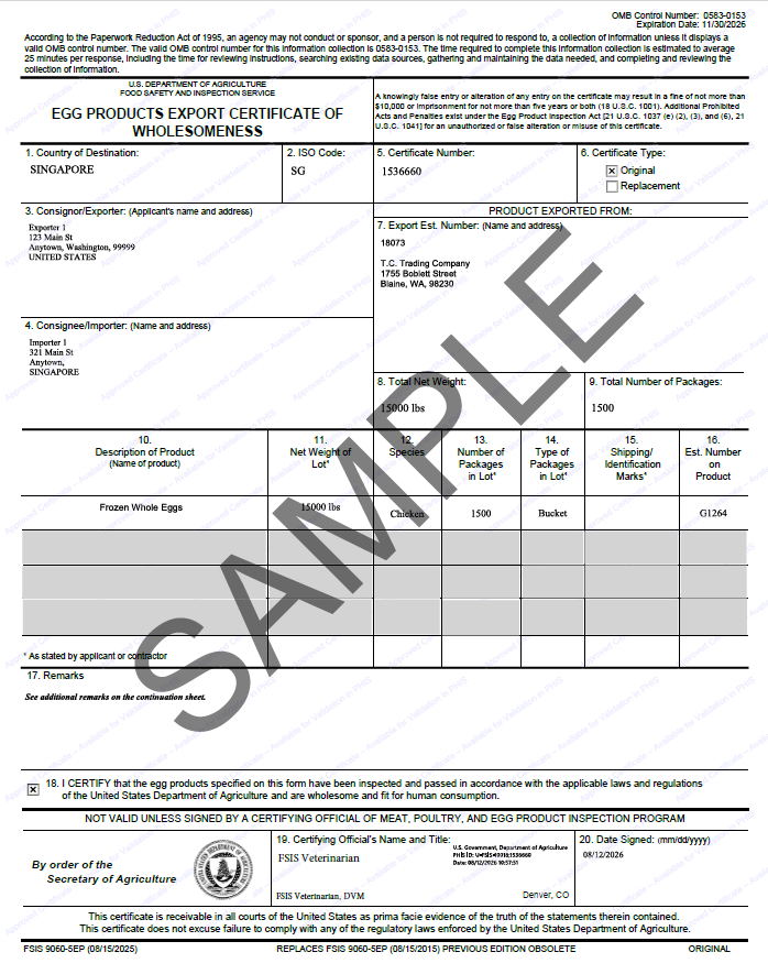 Phis Processed Egg Hc Sample Pg1