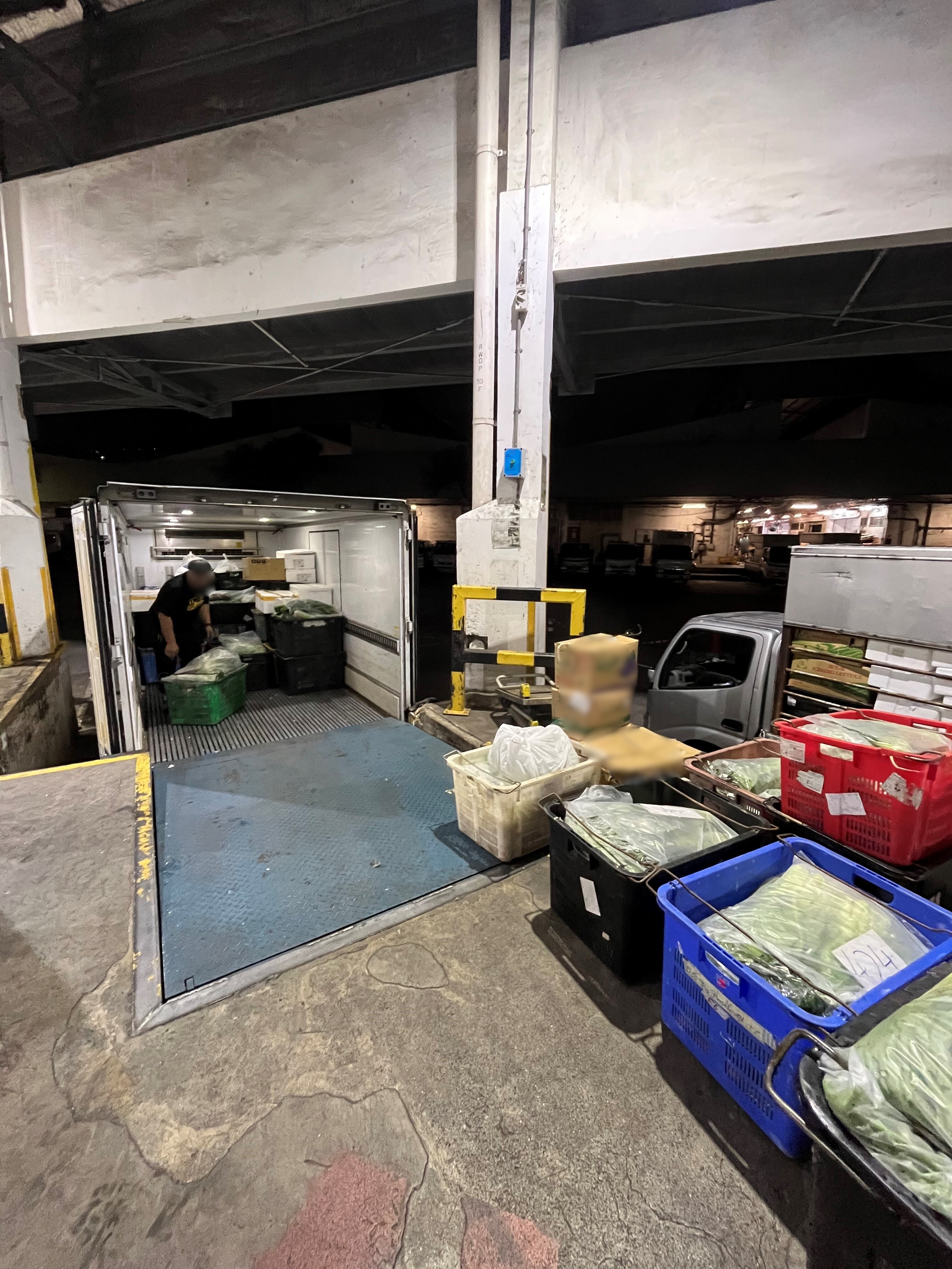 Unloading of Consignment 2