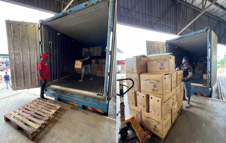 Unloading of Consignmentd9ed1f9e Ecdf 4a42 Ab65 135ffaeb3ff0