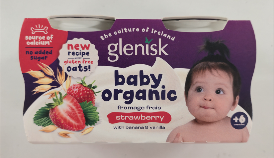 Glenisk Organic Baby Strawberry No Added Sugar Yogurt 121e72dc6 35f9 4c83 87c8 5806e06a87b4